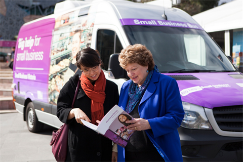 MSC News Article Photo Small Business Bus coming to Marysville